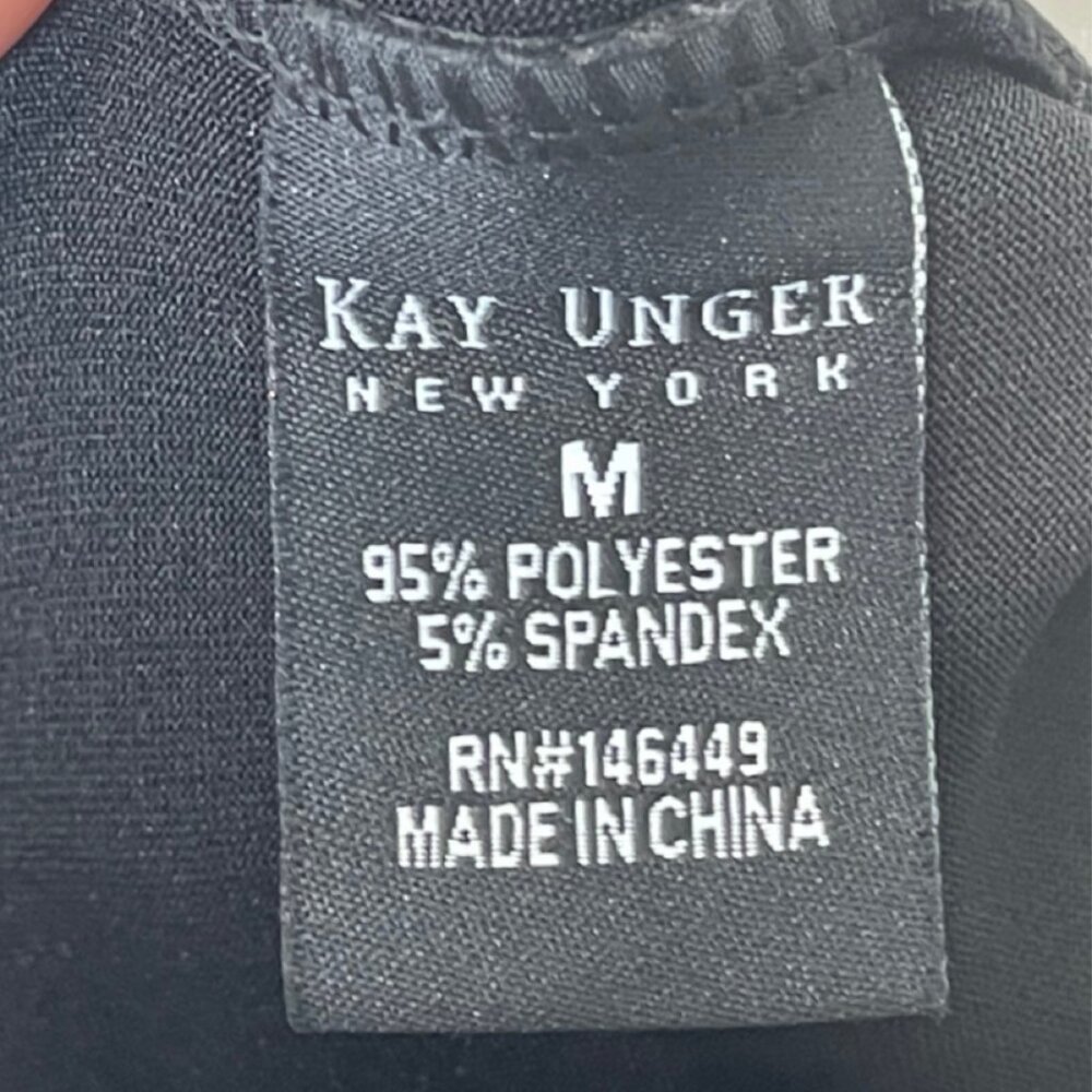 KAY UNGER | NWT Black Jeggings Booty Lifter Tummy Tuck Pants Leggings | Size M - Picture 8 of 11